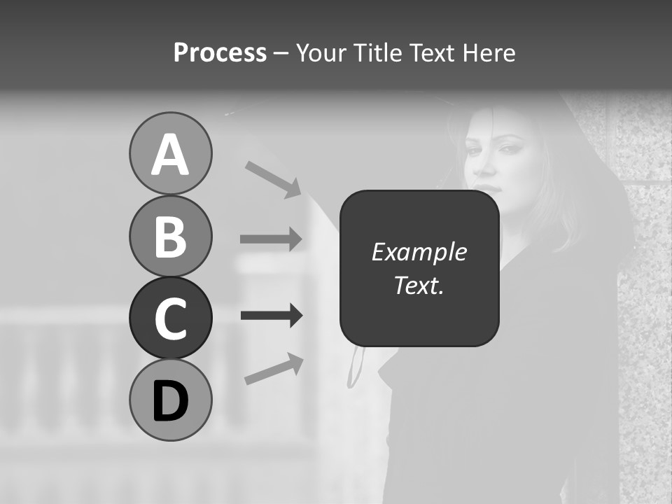 Rain Sadness Cool PowerPoint Template