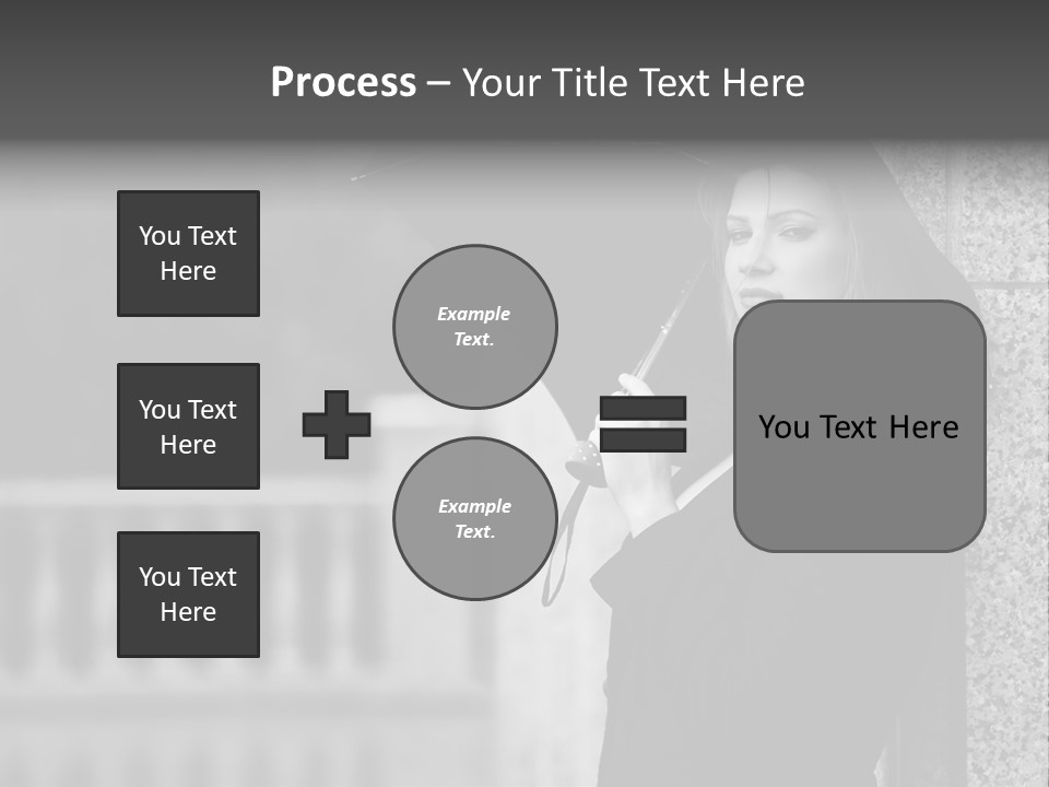 Rain Sadness Cool PowerPoint Template
