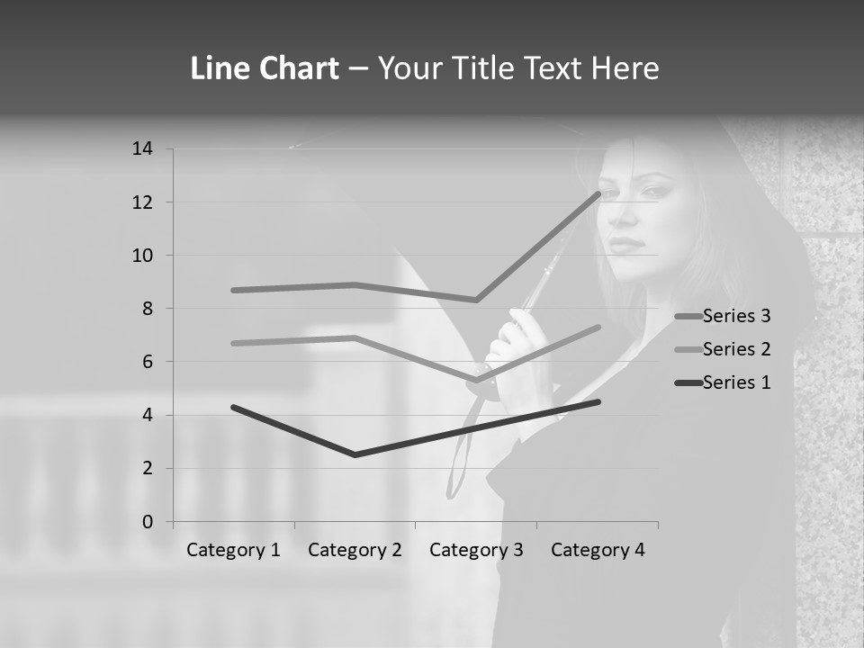 Rain Sadness Cool PowerPoint Template