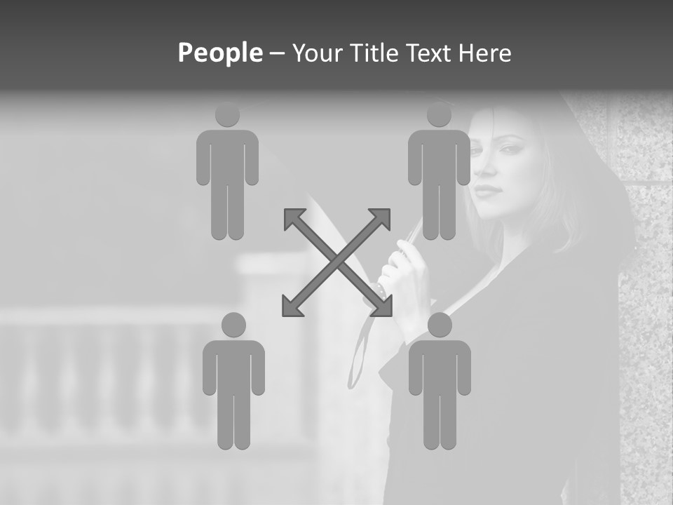 Rain Sadness Cool PowerPoint Template