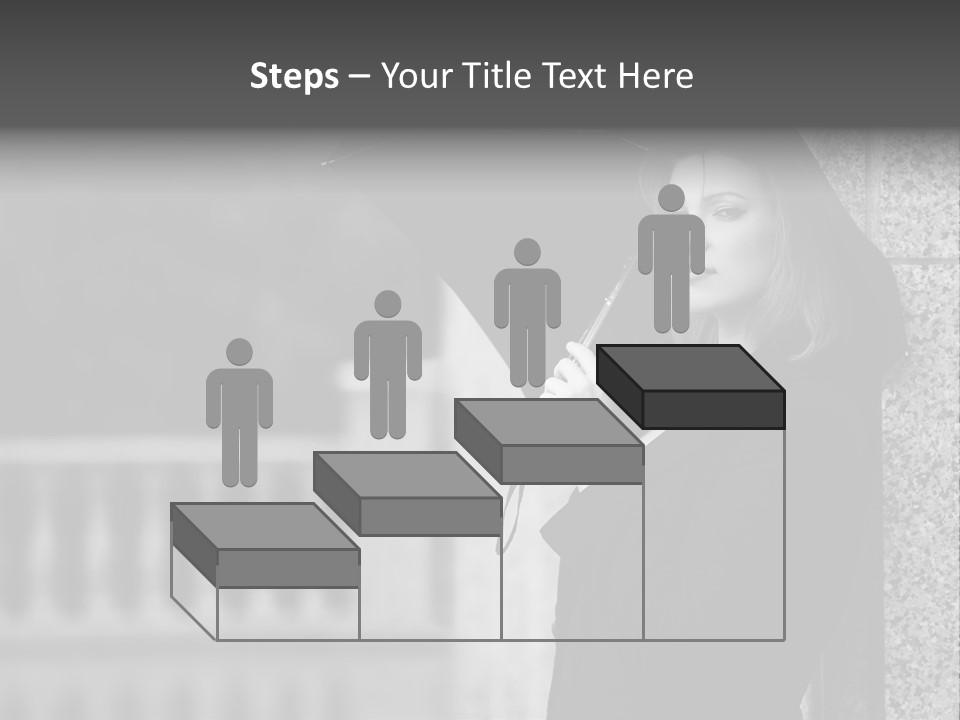 Rain Sadness Cool PowerPoint Template