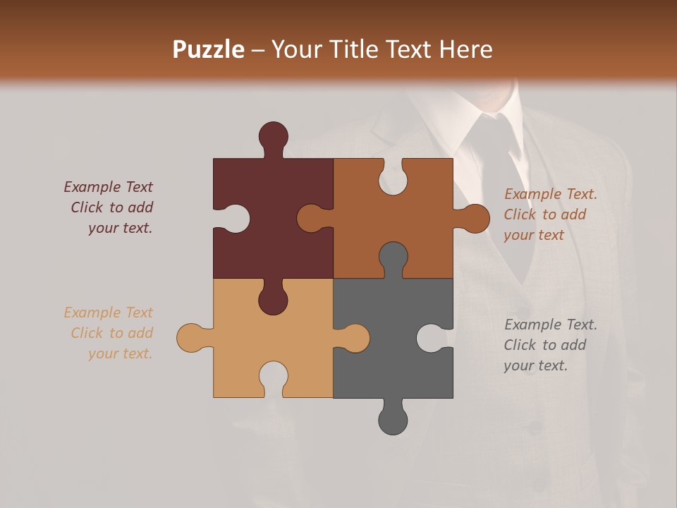 S Horizontal Lawyer PowerPoint Template