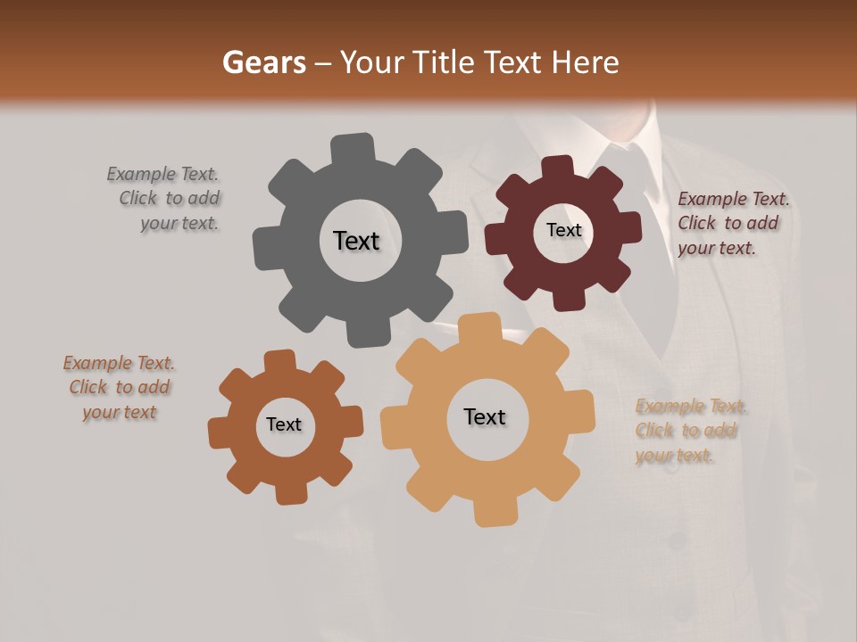 S Horizontal Lawyer PowerPoint Template