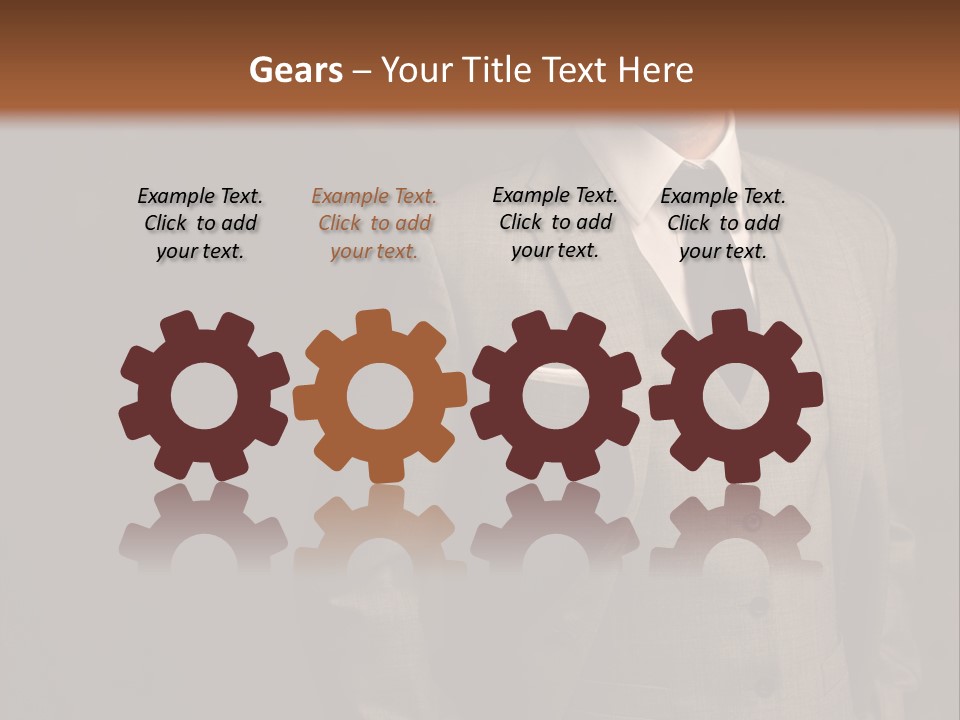 S Horizontal Lawyer PowerPoint Template