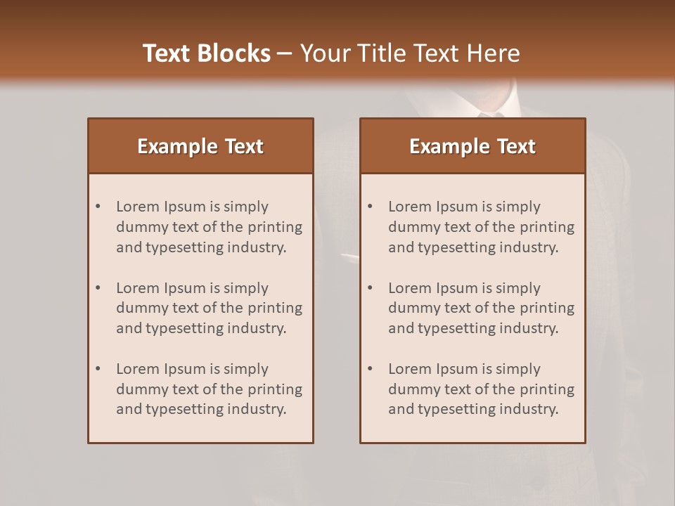 S Horizontal Lawyer PowerPoint Template