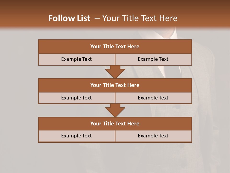 S Horizontal Lawyer PowerPoint Template