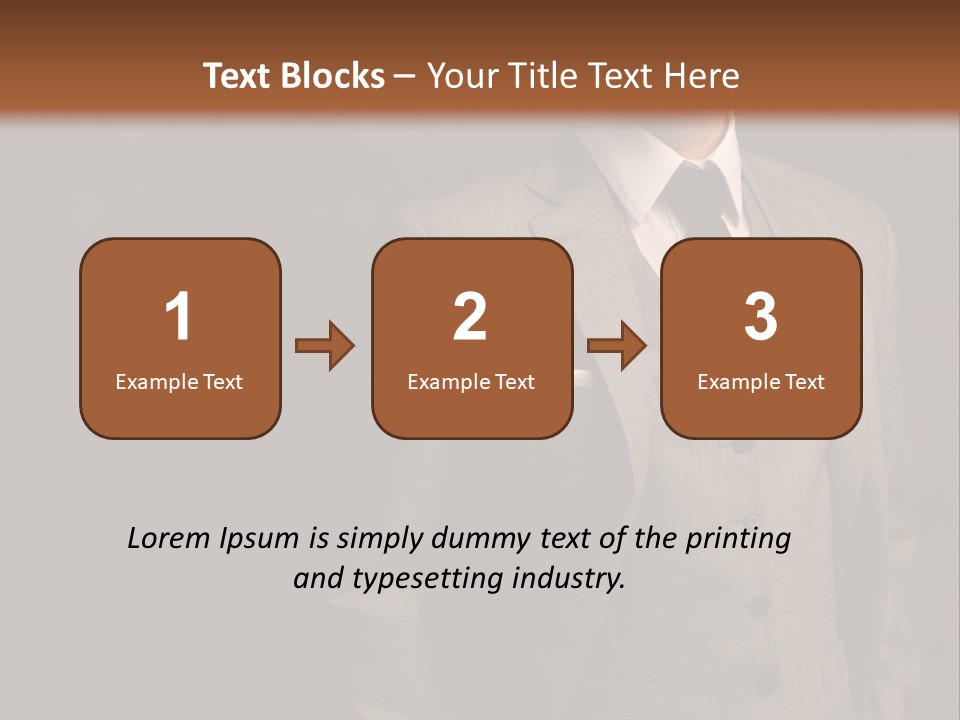 S Horizontal Lawyer PowerPoint Template