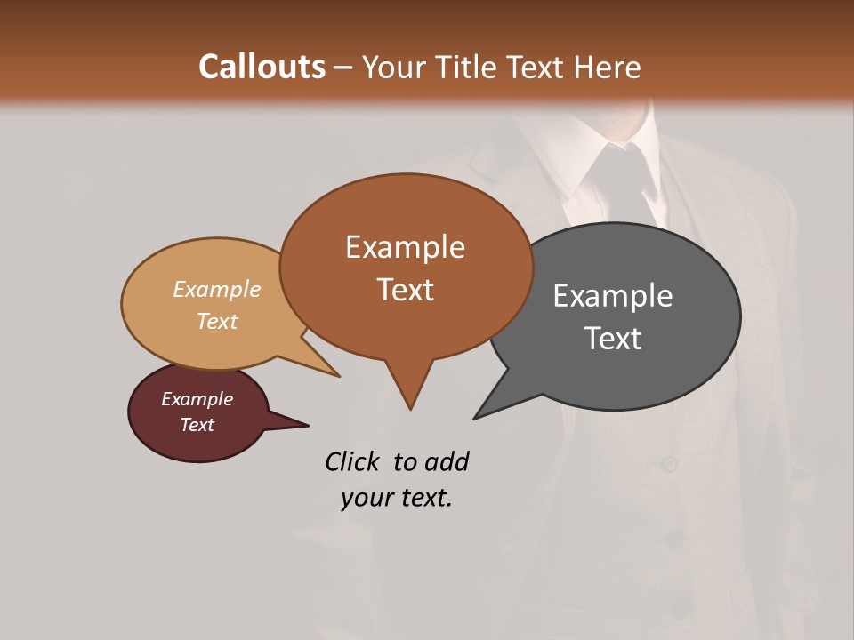S Horizontal Lawyer PowerPoint Template