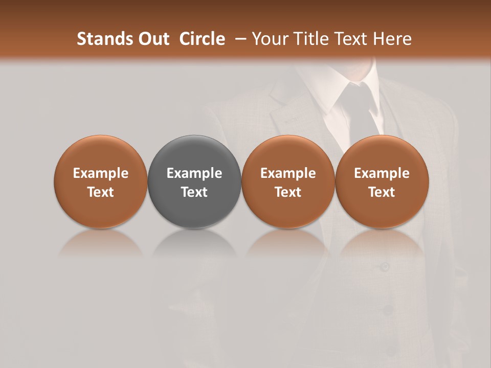 S Horizontal Lawyer PowerPoint Template
