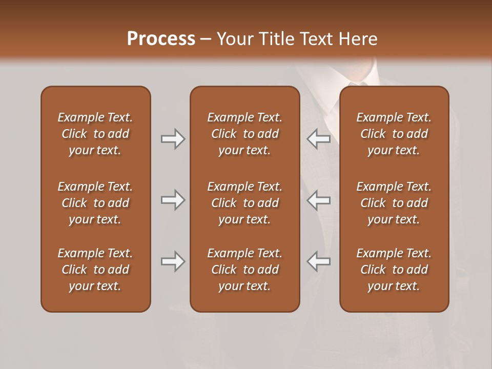S Horizontal Lawyer PowerPoint Template