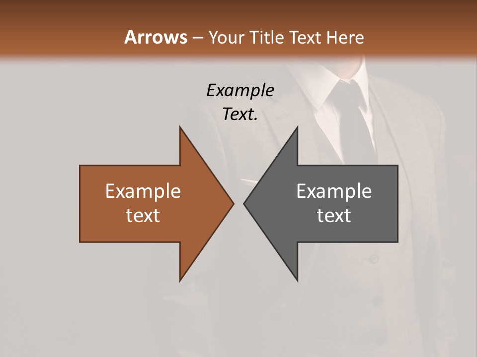 S Horizontal Lawyer PowerPoint Template