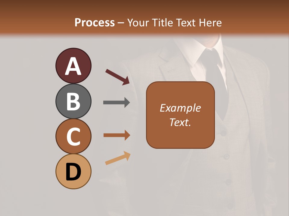 S Horizontal Lawyer PowerPoint Template
