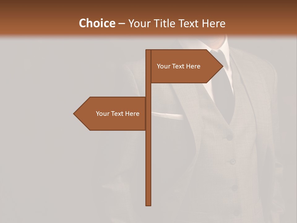 S Horizontal Lawyer PowerPoint Template