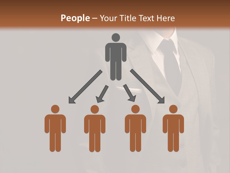 S Horizontal Lawyer PowerPoint Template