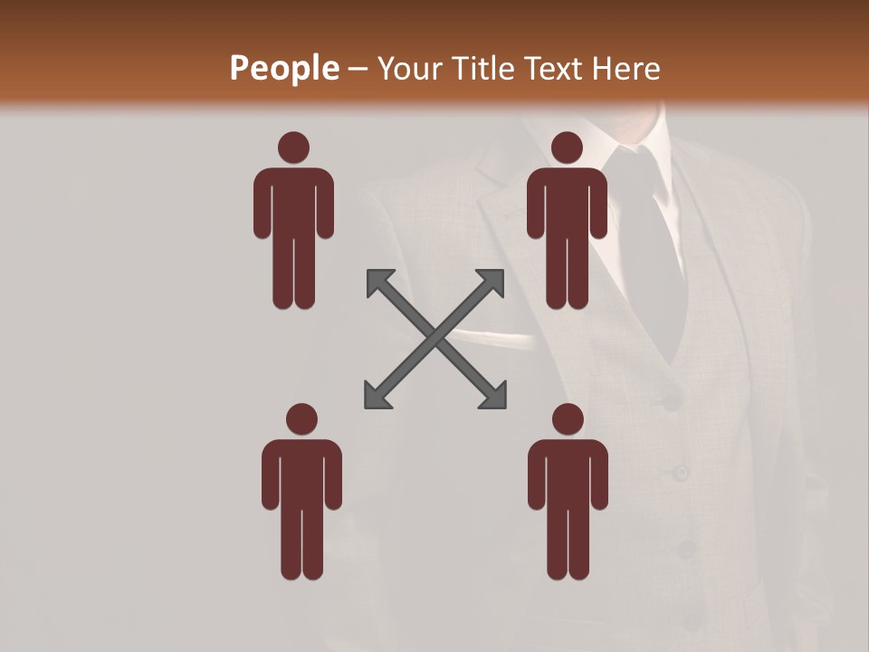 S Horizontal Lawyer PowerPoint Template