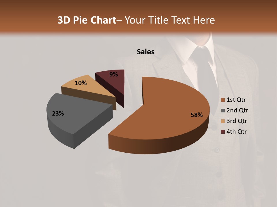 S Horizontal Lawyer PowerPoint Template