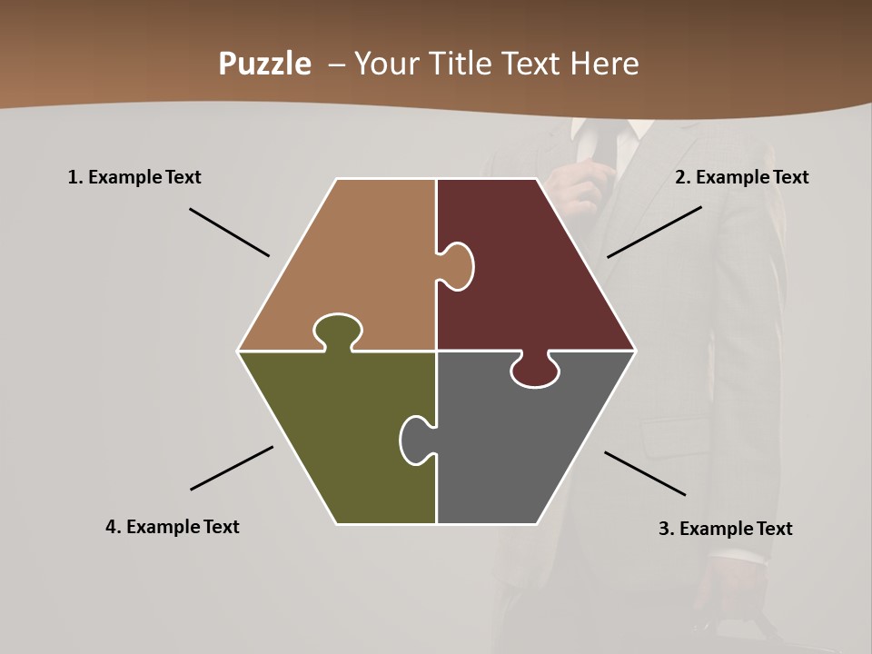 People Confident Business PowerPoint Template