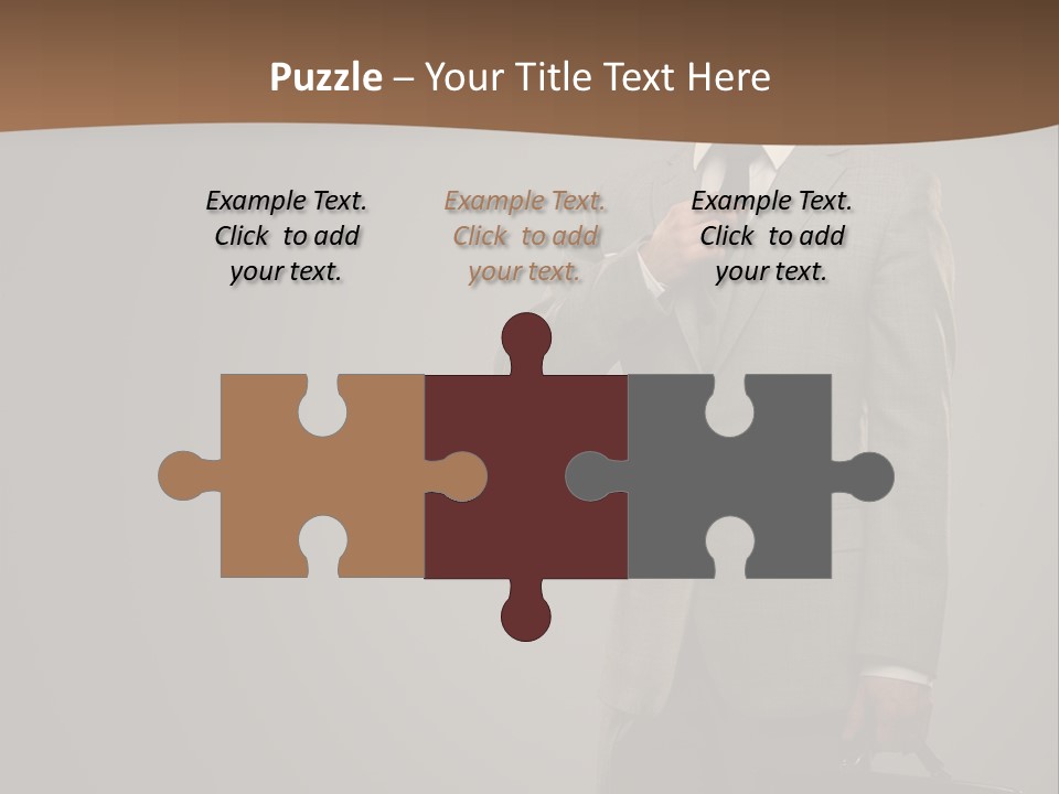 People Confident Business PowerPoint Template