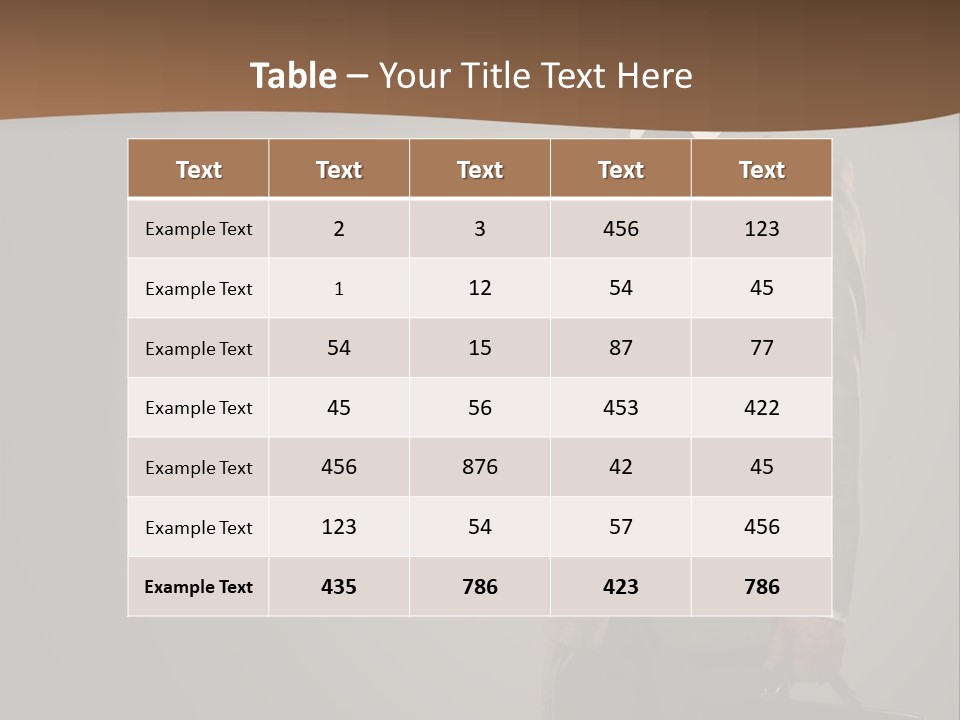 People Confident Business PowerPoint Template