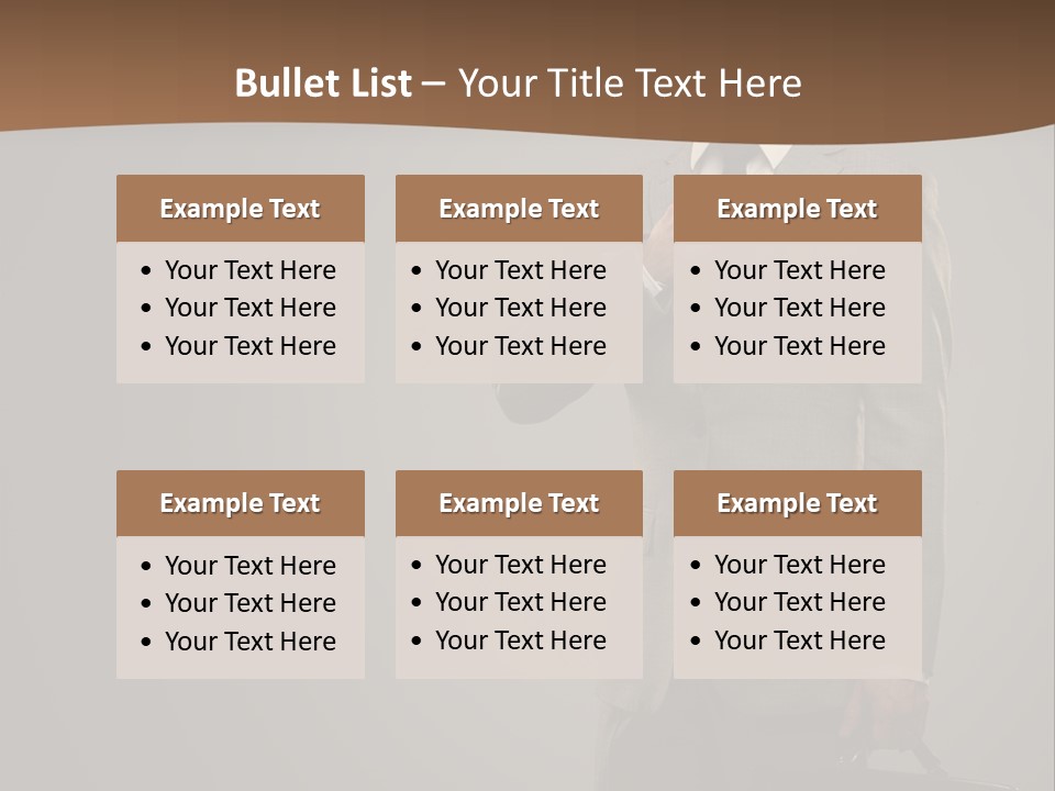 People Confident Business PowerPoint Template