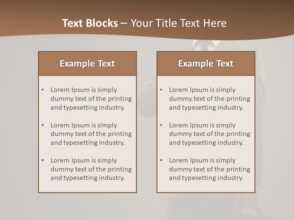 People Confident Business PowerPoint Template