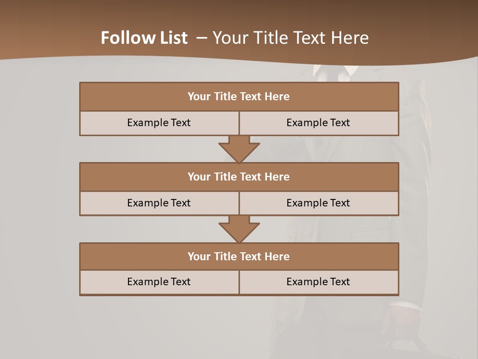 People Confident Business PowerPoint Template