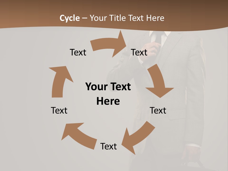 People Confident Business PowerPoint Template