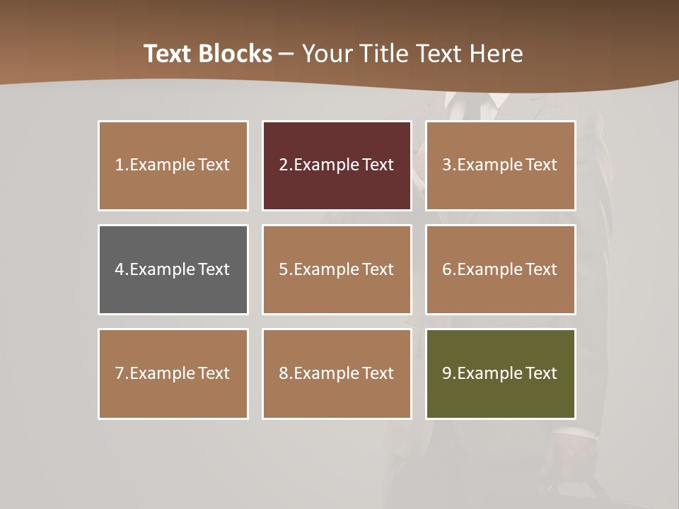 People Confident Business PowerPoint Template
