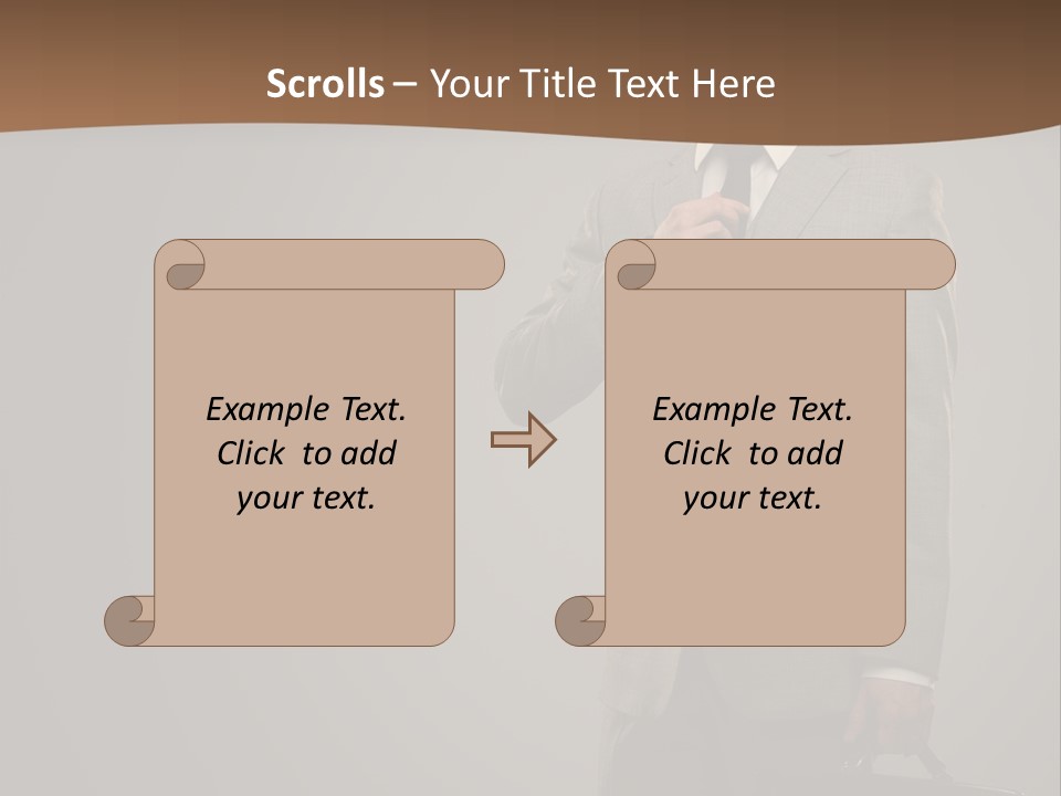 People Confident Business PowerPoint Template