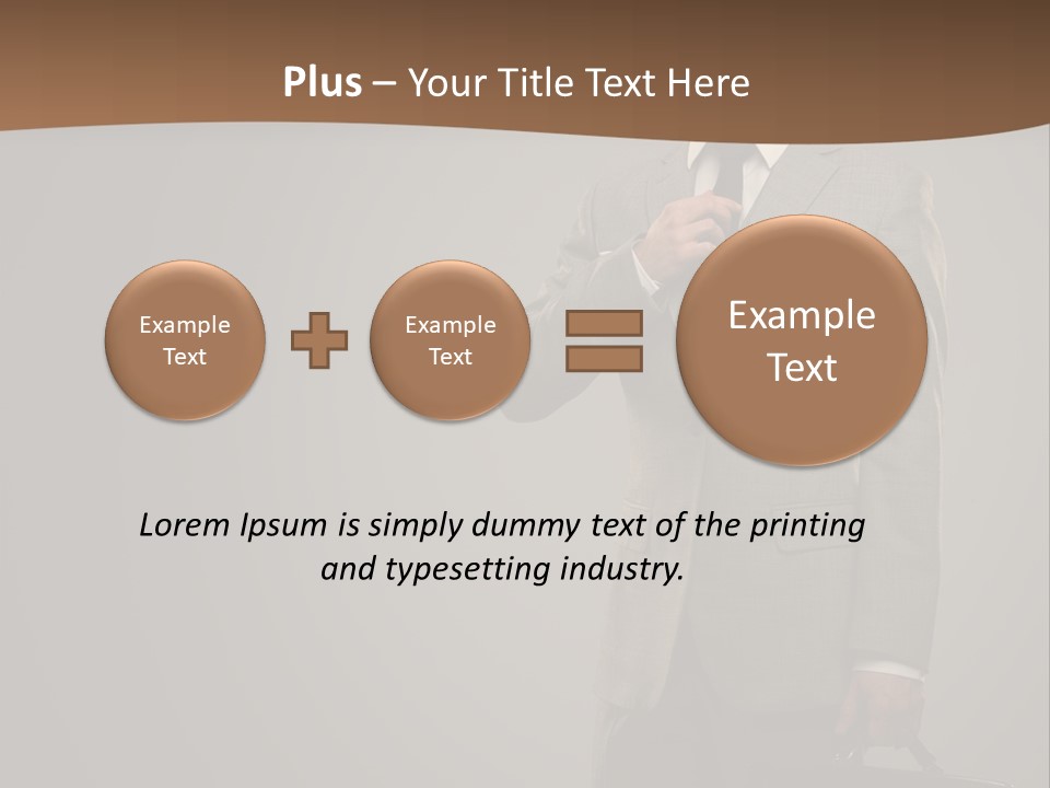 People Confident Business PowerPoint Template