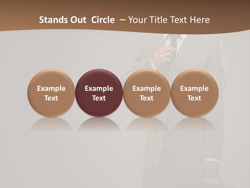 People Confident Business PowerPoint Template