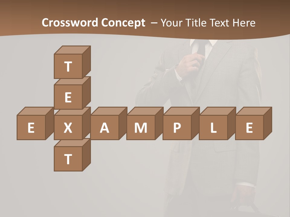People Confident Business PowerPoint Template