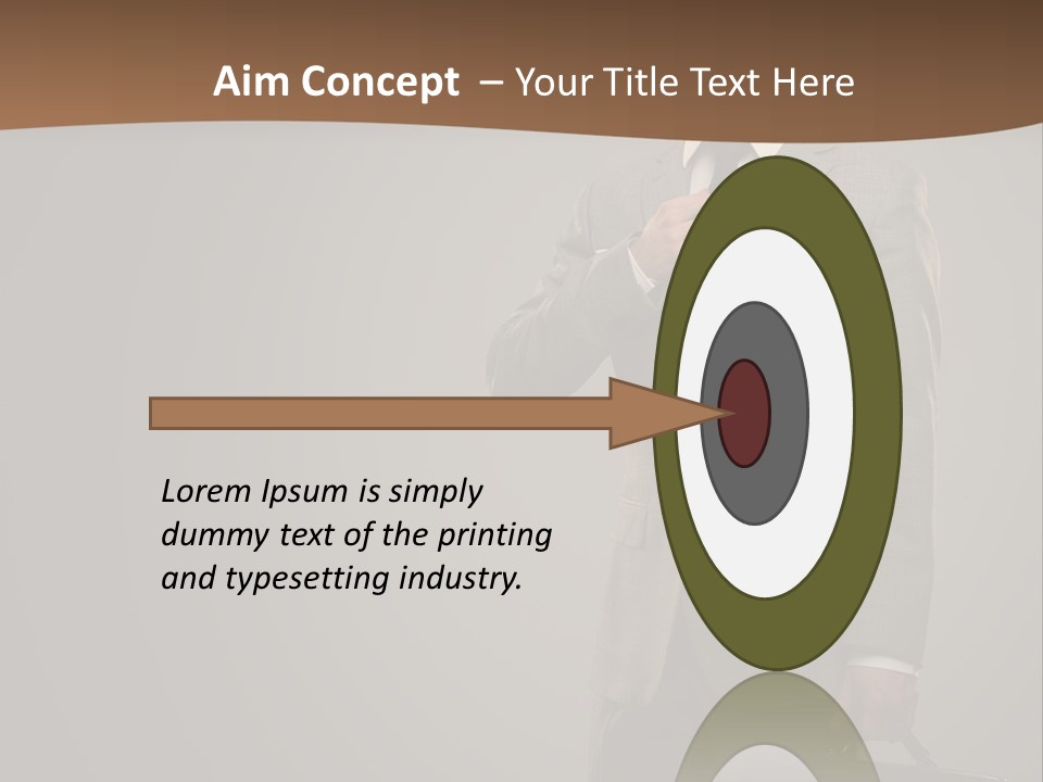 People Confident Business PowerPoint Template