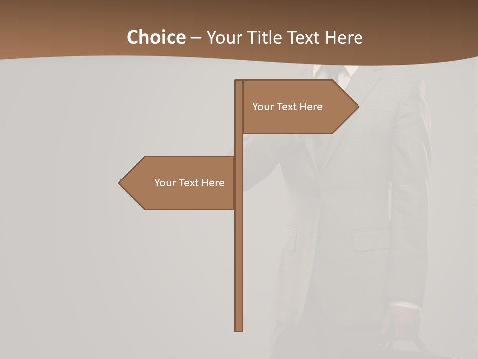 People Confident Business PowerPoint Template