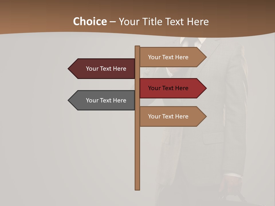 People Confident Business PowerPoint Template