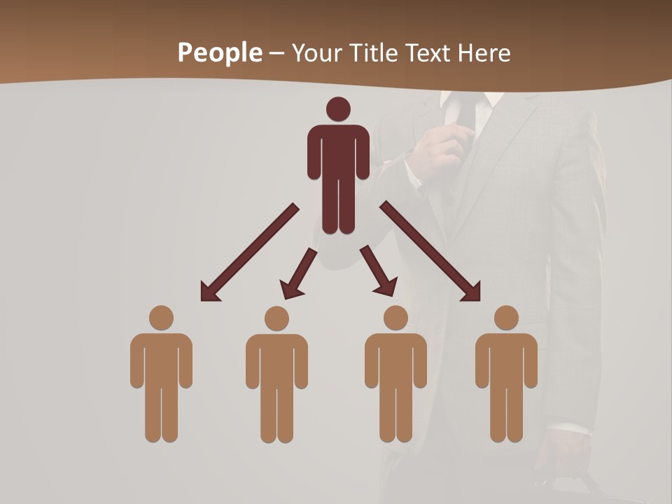 People Confident Business PowerPoint Template