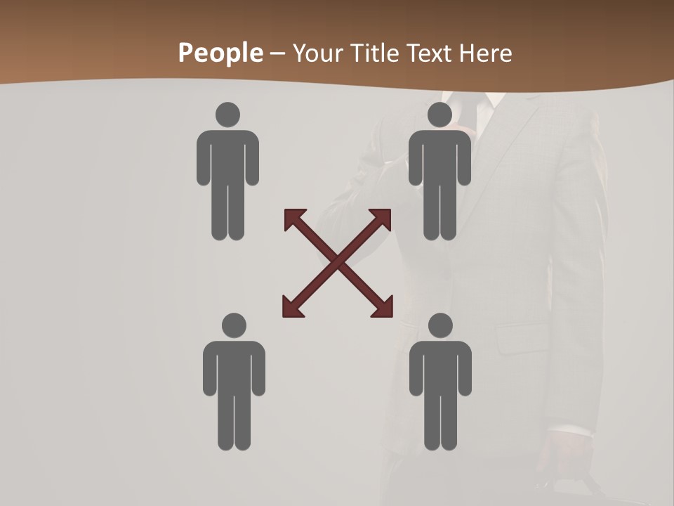 People Confident Business PowerPoint Template