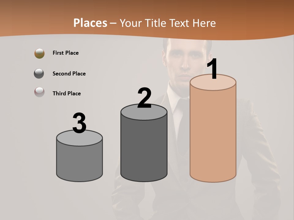 Banker Successful Clerk PowerPoint Template