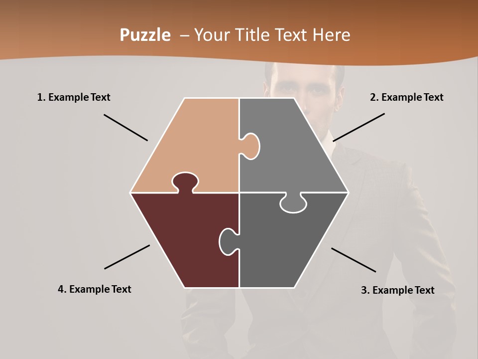 Banker Successful Clerk PowerPoint Template