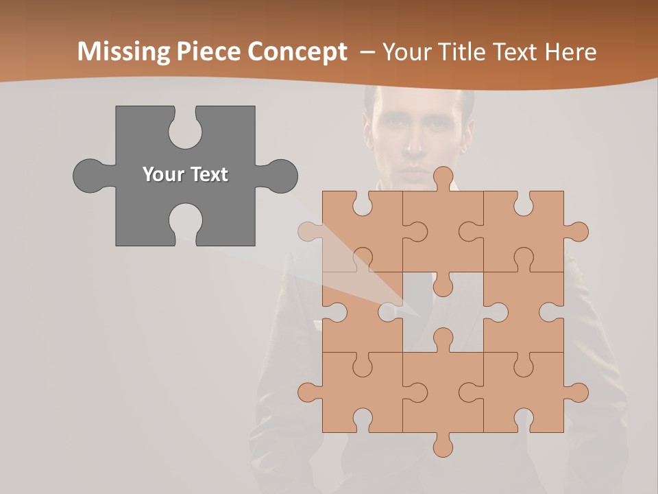 Banker Successful Clerk PowerPoint Template