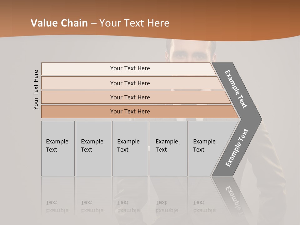 Banker Successful Clerk PowerPoint Template