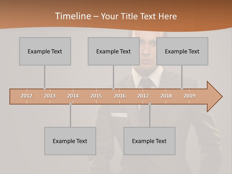 Banker Successful Clerk PowerPoint Template