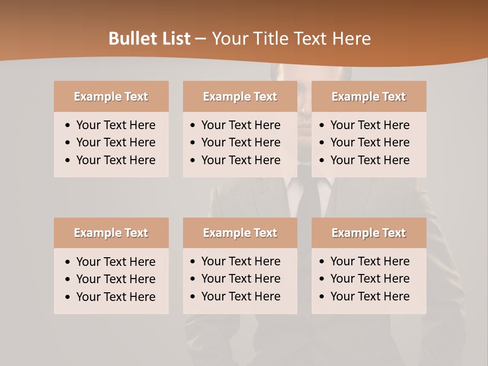 Banker Successful Clerk PowerPoint Template