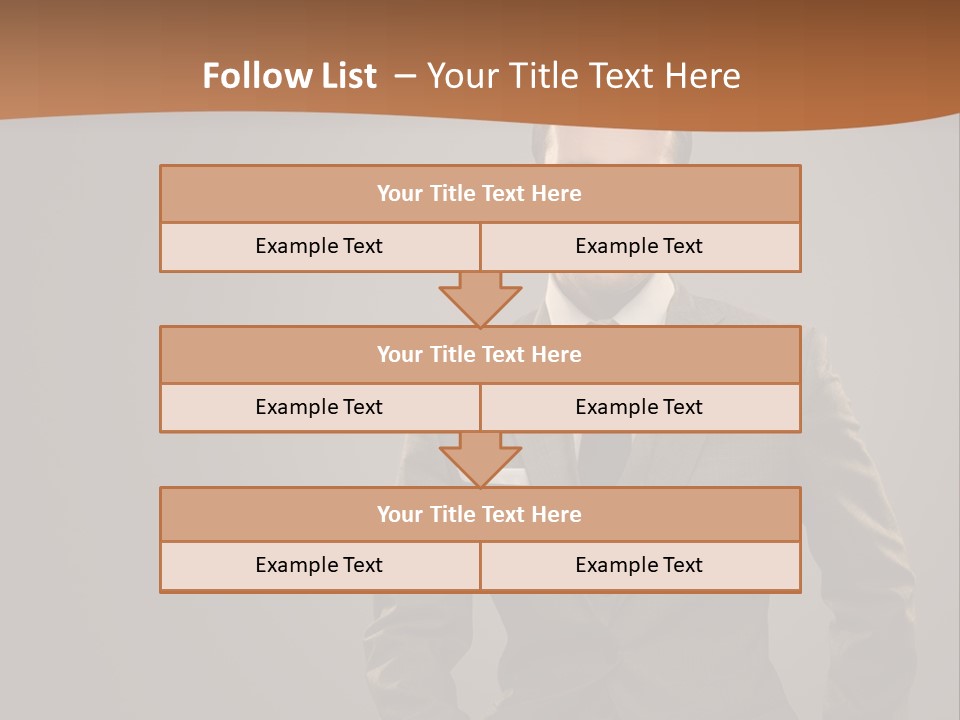 Banker Successful Clerk PowerPoint Template