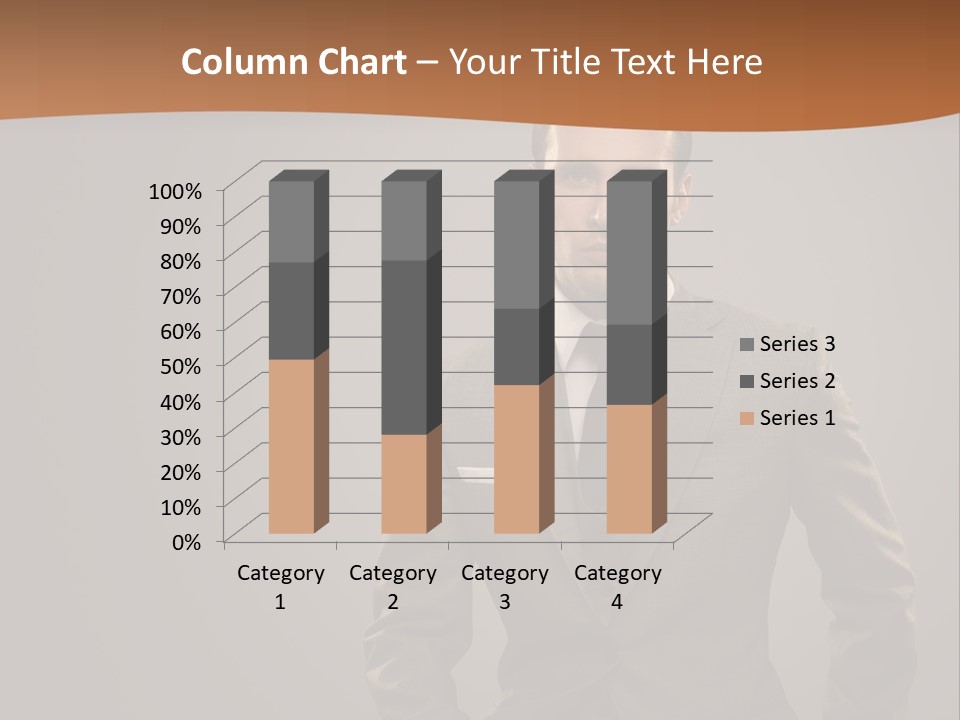 Banker Successful Clerk PowerPoint Template