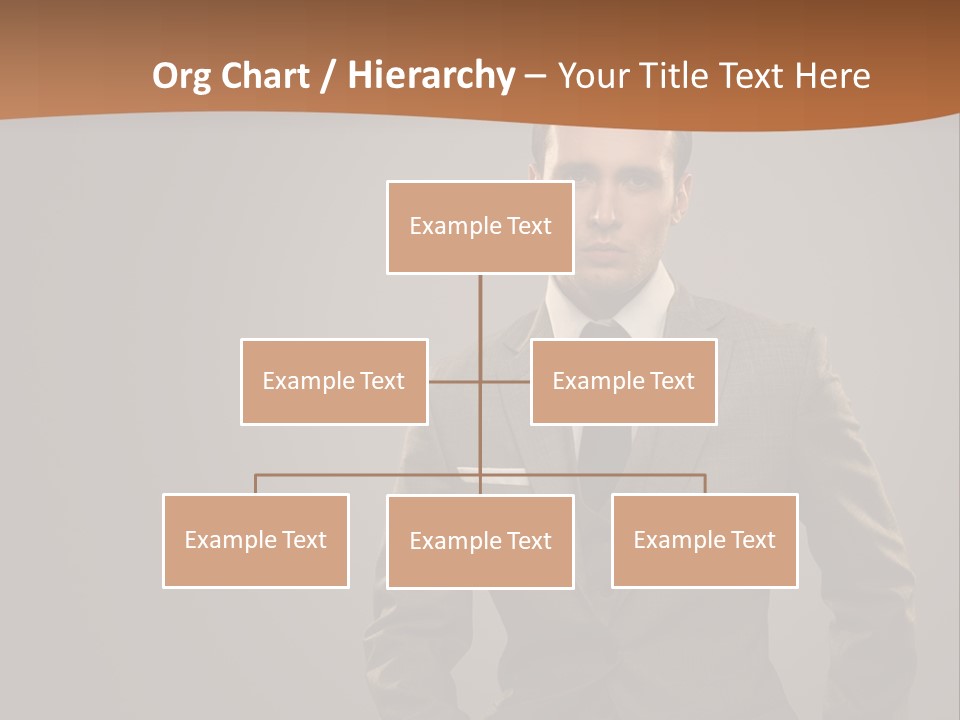 Banker Successful Clerk PowerPoint Template