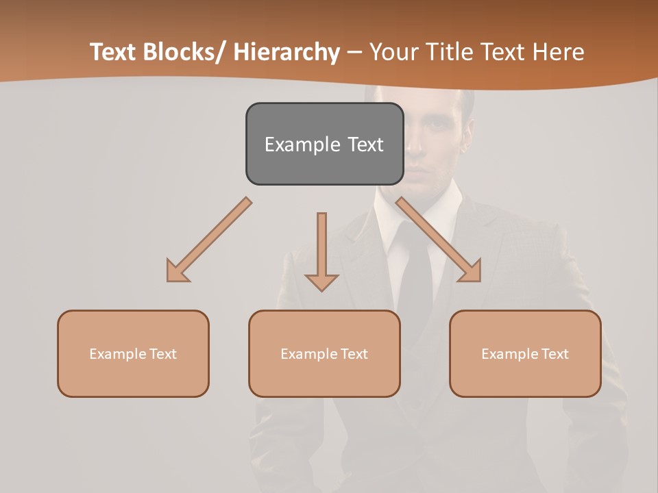Banker Successful Clerk PowerPoint Template