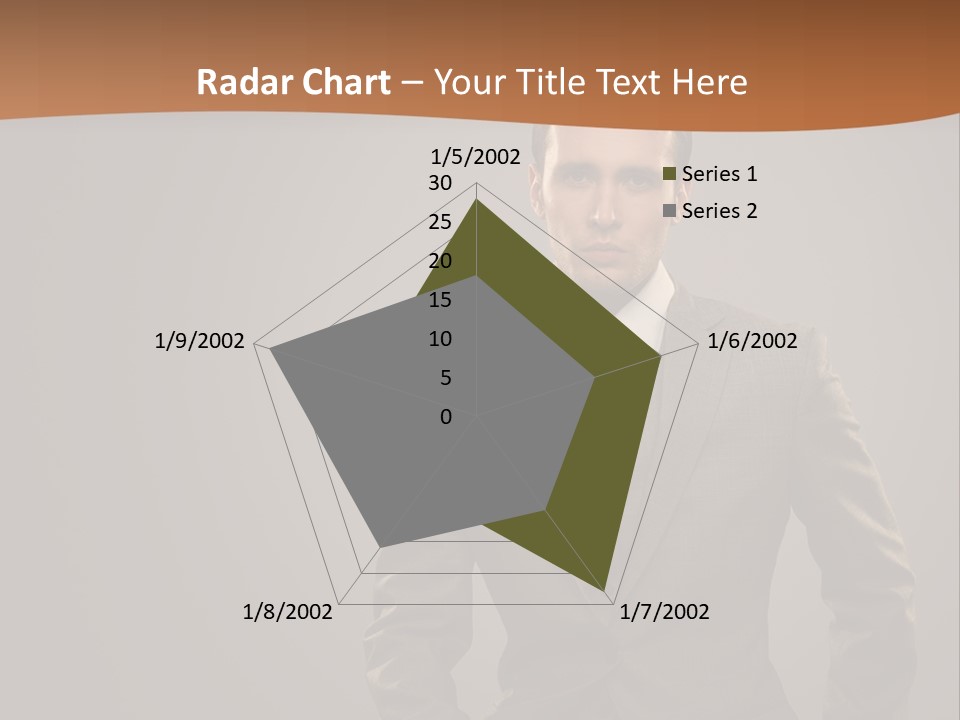 Banker Successful Clerk PowerPoint Template
