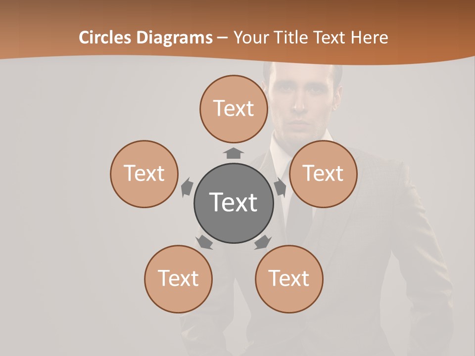 Banker Successful Clerk PowerPoint Template