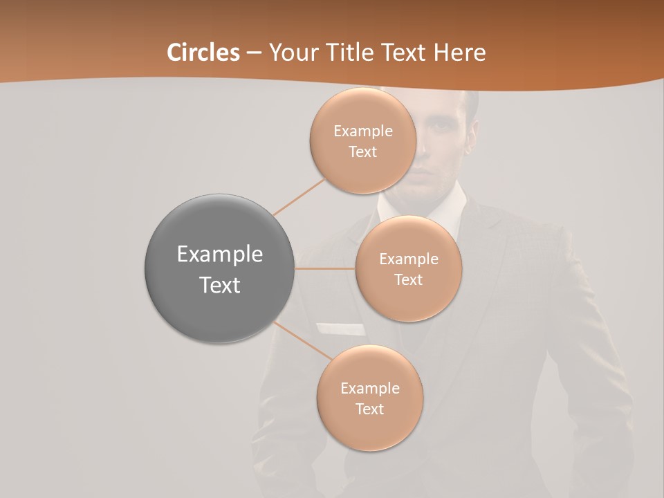 Banker Successful Clerk PowerPoint Template